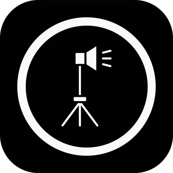 Aydınlatma ağ simgesi, vektör illüstrasyonu