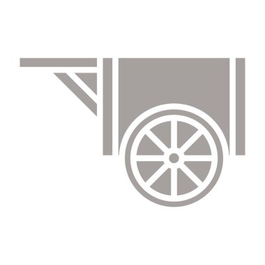 Taşıyıcı vektör ince çizgi simgesi