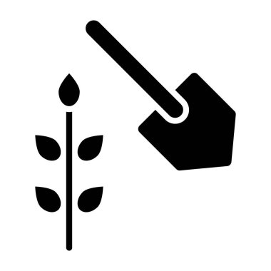 tarım simgesi, vektör illüstrasyonu