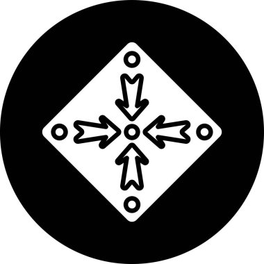 Eğilim biçimi izole edilmiş arkaplanda yön ok simgesi