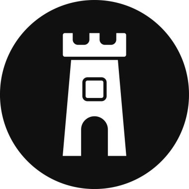 Tek bir izole simgenin vektör illüstrasyonu