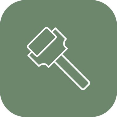 Soyut grupta balta simgesi izole edildi