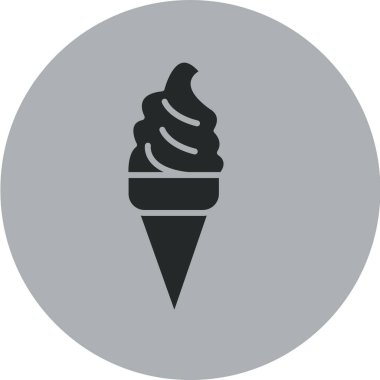 dondurma vektör dairesi simgesi