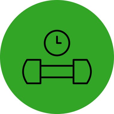 dambıl simgesi vektör illüstrasyonu