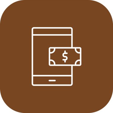 vektör para simgesi illüstrasyonu