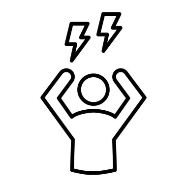 güç hattı vektör simgesi