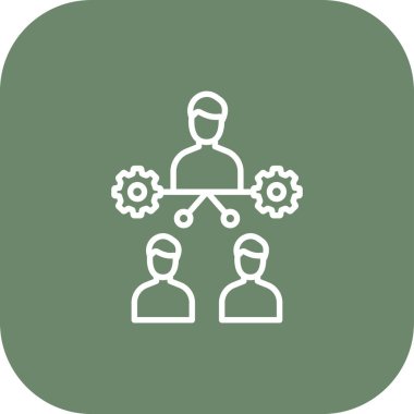 İnsan simgesinin vektör illüstrasyonu