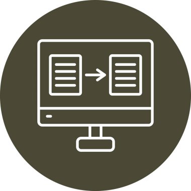 seo modern simgesinin vektör illüstrasyonu