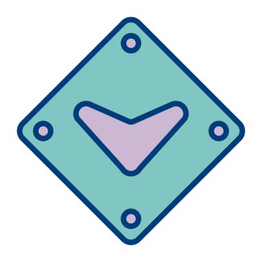 Modern b 'nin vektör illüstrasyonu eksik simgesi