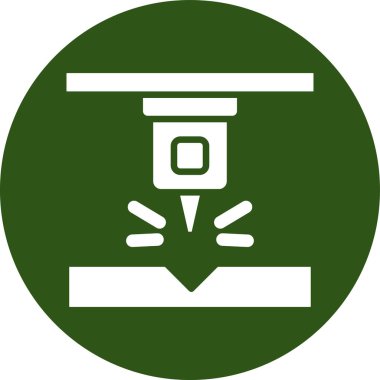 Modern b 'nin vektör illüstrasyonunda makinenin eksik simgesi