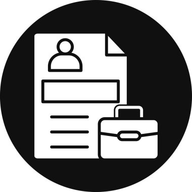 Belge simgesinin vektör illüstrasyonu