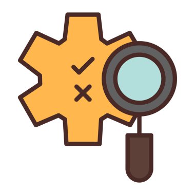 Web & mobil için iş yönetimi düz simgeleri