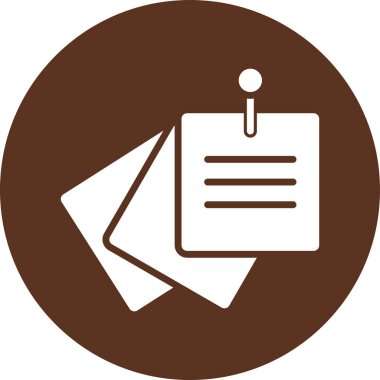 Belge. Web simgesi basit tasarım