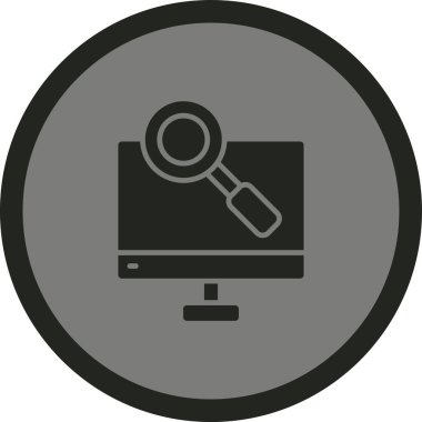 seo modern simgesinin vektör illüstrasyonu