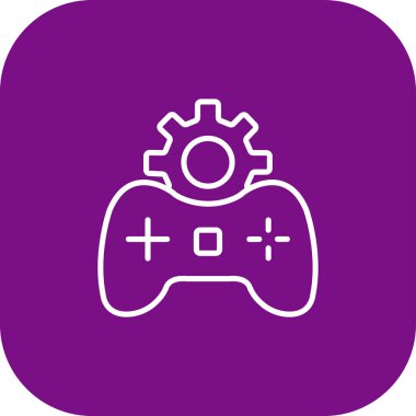 joystick vektör resimleme simgesi