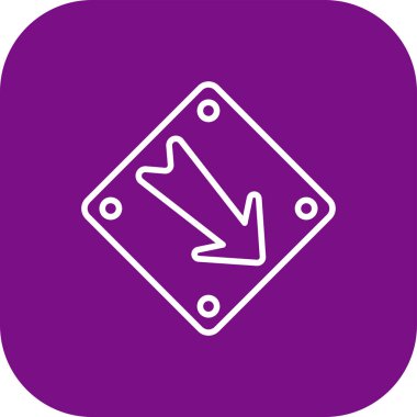 Arrow vektör simgesi illüstrasyonu