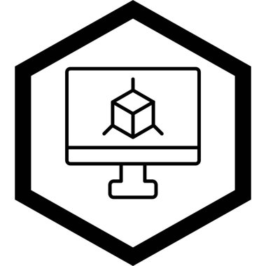 computer icon. web illustration