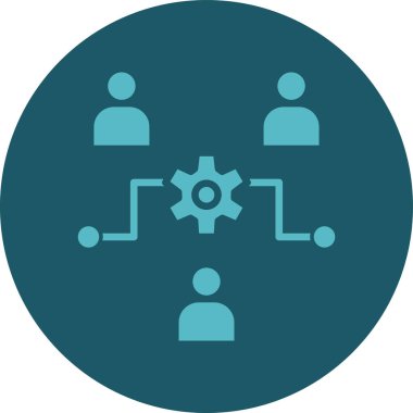 Modern b 'nin vektör illüstrasyonu insanların ikonundan yoksun