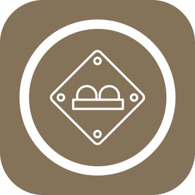 Bir b-b simgesinin vektör illüstrasyonu