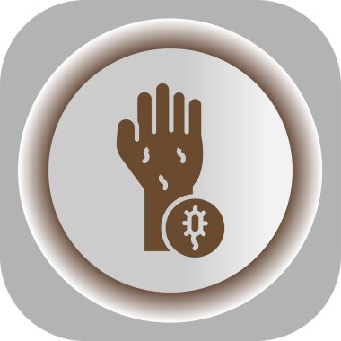 el ele tutuşan para simgesi modada izole edilmiş arkaplan