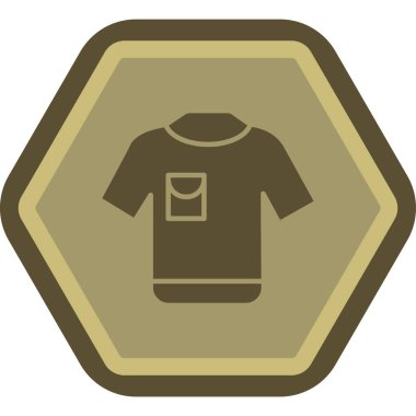 Modern b 'nin vektör illüstrasyonu elbise ikonundan yoksun