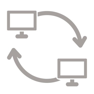 Ağ web simge vektör çizim