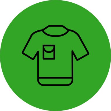 Gömlek. Web simgesi basit illüstrasyon