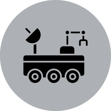 Bir kamyon simgesinin vektör çizimi