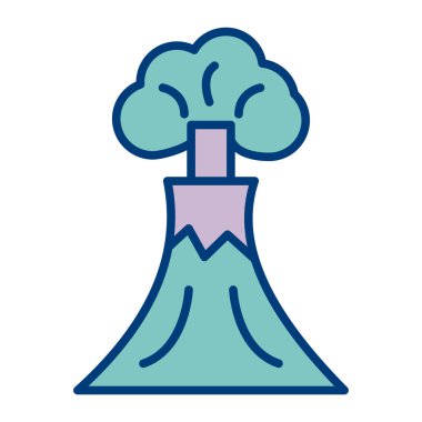 ağaç bitkisi ikonu vektör illüstrasyon grafik tasarımı