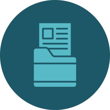 vektör illüstrasyonu, belge simgesi tasarımı