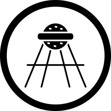 Astronomi simgesi, vektör illüstrasyonu