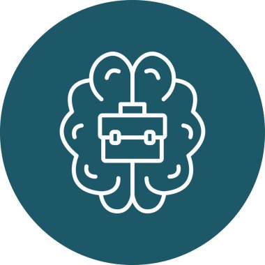 Vektör Beyin simgesi illüstrasyonu