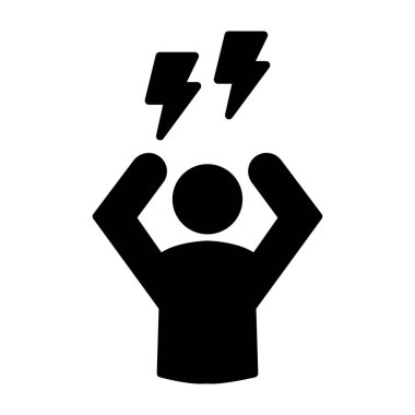 güç simgesi, vektör illüstrasyonu