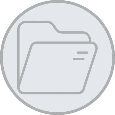 belge dosya dizini simgesi ana hat biçiminde