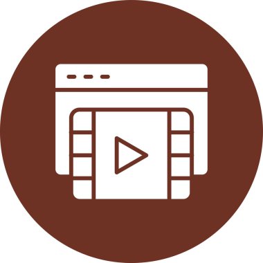 vektör lcd simgesi illüstrasyonu