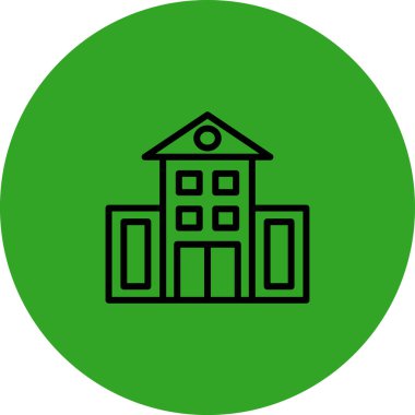 Yapı simgesinin vektör illüstrasyonu