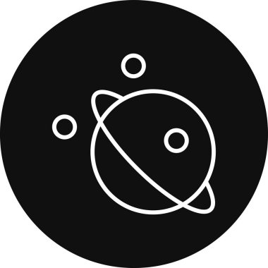 Vektör astronomi simgesi illüstrasyonu