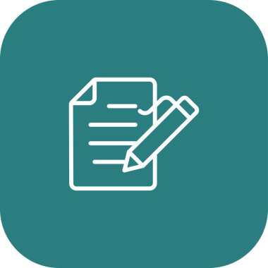 Belge simgesinin, vektörünün vektör illüstrasyonuName