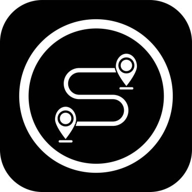 Modern simgenin vektör illüstrasyonu