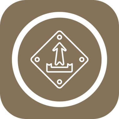 Modern simgenin vektör illüstrasyonu