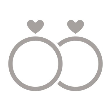 Alyans vektör simgesi