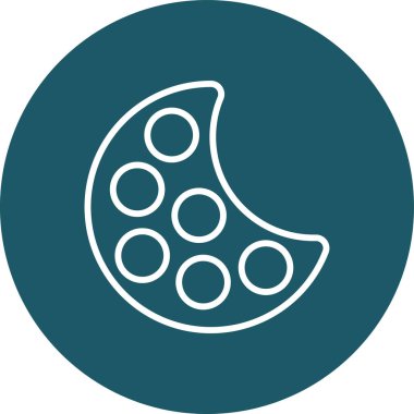 Benzersiz avokado vektör kabartma simgesi