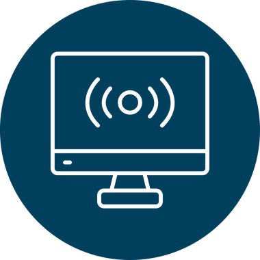 bilgisayar simgesi vektör illüstrasyonu