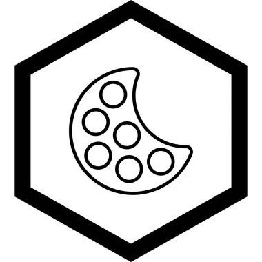 Gıda simgesinin vektör illüstrasyonu