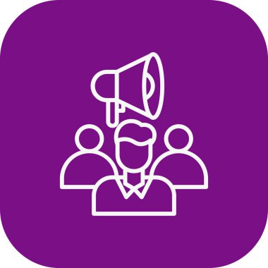 Akıllı telefon simgesi vektörü olan bir adam