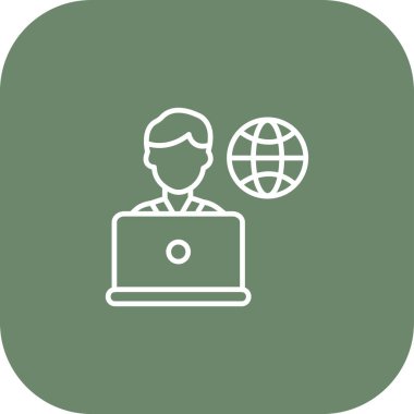 çevrimiçi web simgesi, vektör