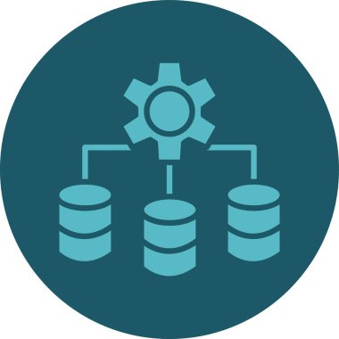 vektör içindeki veri merkezi simgesi