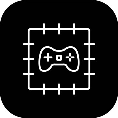 oyun simgesi, vektör illüstrasyonu