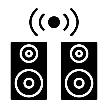 ses sistemi simgesi vektörü