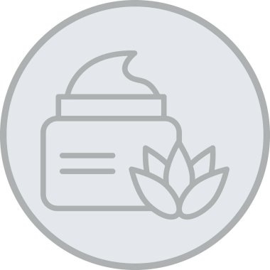 Bir bitki simgesinin vektör illüstrasyonu